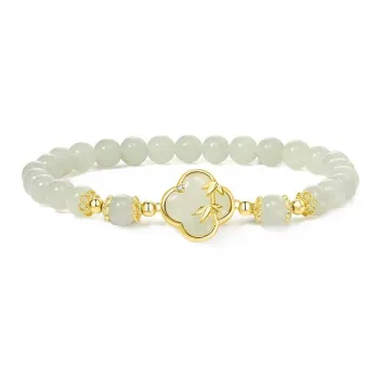 SHARK BABY Bracelets Green Jade Women's