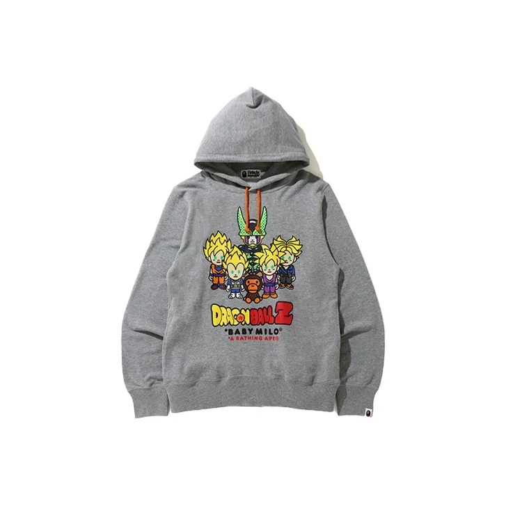 Bape X Dragon Ball Z Baby Milo Super Saiyan & Cell Pullover Hoodie-1
