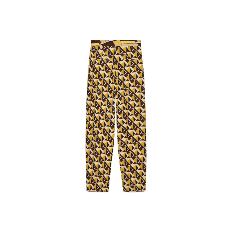 ZARA ZW Series Casual Pants Women's Yellow-1