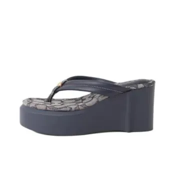 COACH Frankie Flip Flops 8.3cm Women's Blue