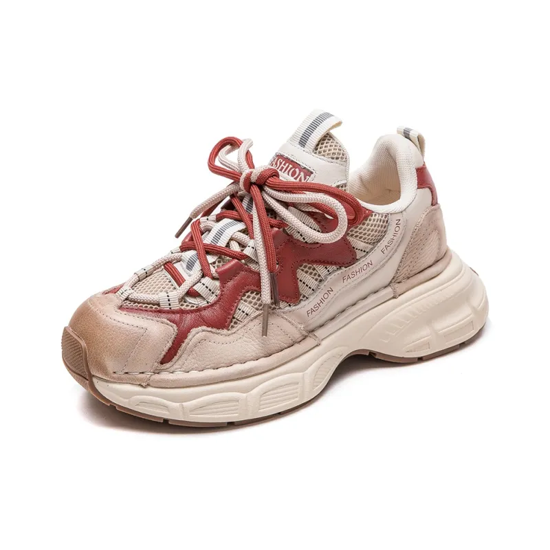 Jay Height Increasing Low Top Chunky Sneakers Women's-5
