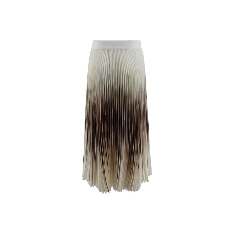 HERNO Gonna Shades Of Plisse Skirt-1