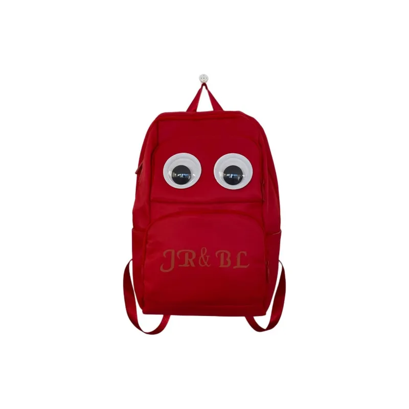 URBAN FOREST Nylon Backpack Unisex White/Black/Red/Blue-12