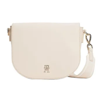 Tommy Hilfiger PU Saddle Bag, Crossbody Bag, Shoulder Bag Women's Sugarcane