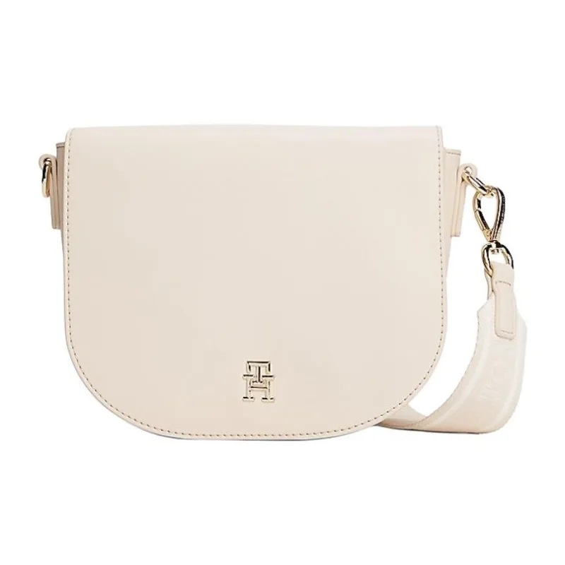 Tommy Hilfiger PU Saddle Bag, Crossbody Bag, Shoulder Bag Women's Sugarcane-0