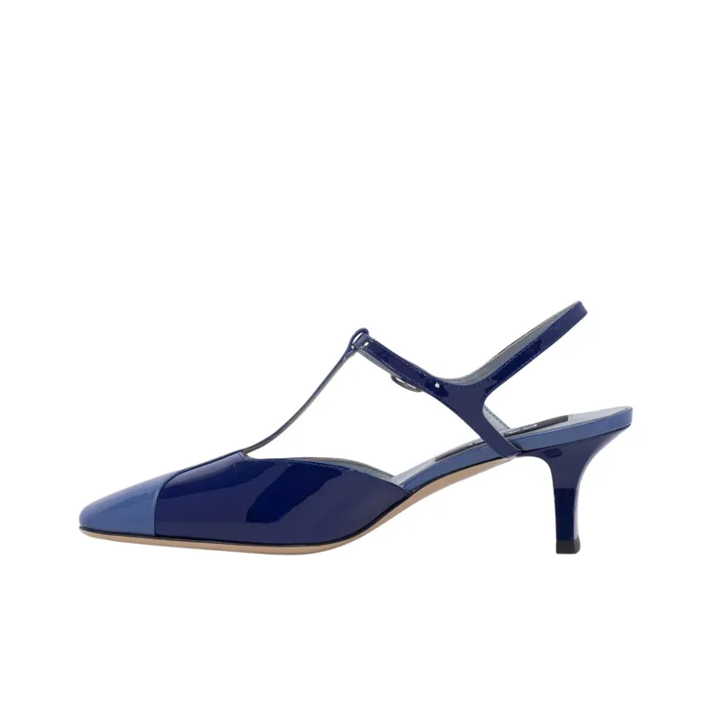 Carel Irregular Heel High Heels Women's Blue-2