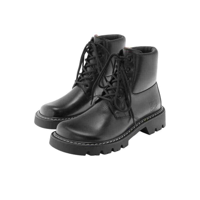 LOEWE Sierra Ankle Boots 4cm Men's Black-2