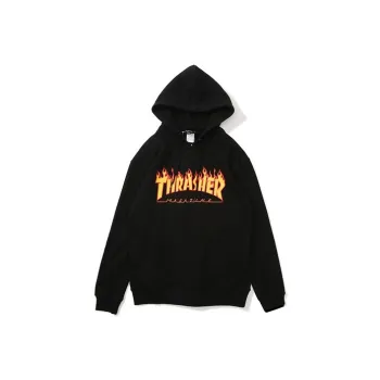 Thrasher Hooded Loose Fit Regular Sweatshirt Japan Version Unisex