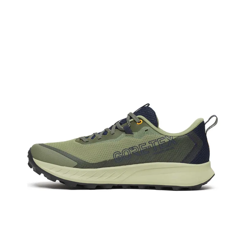 Saucony Anti Slip Wear Resistant Low Top Trail Running Shoes Men's Green-2