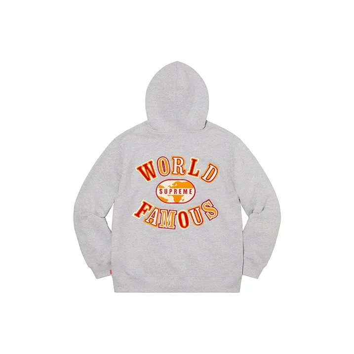 Supreme World Famous Zip Up Hooded Sweatshirt SS20-3