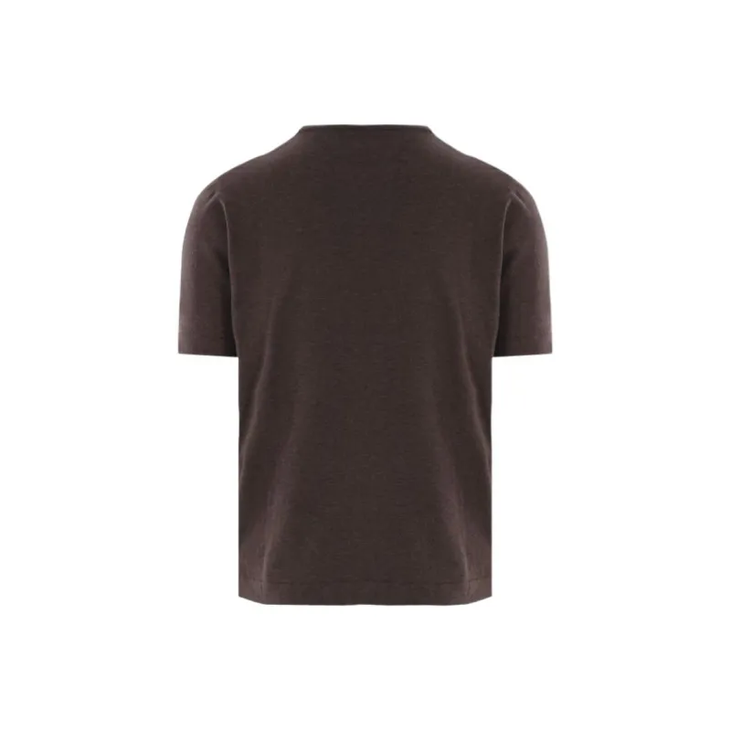 CARUSO Short sleeves Cotton T shirt-1
