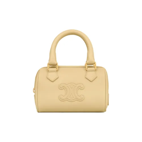 CELINE Calfskin Shoulder Bag, Crossbody Bag, Handbag Mini Women's Spring Yellow