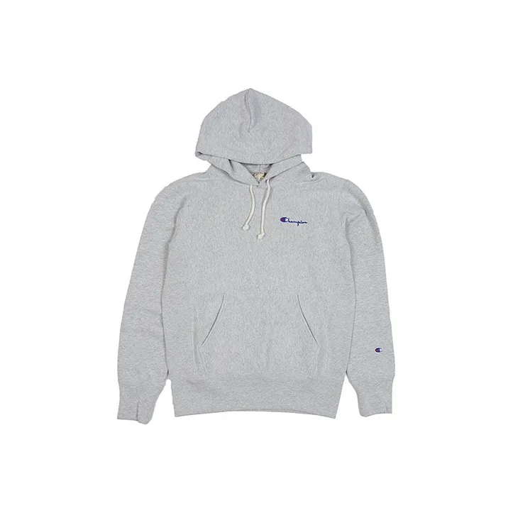 Champion Pullover Regular Sweatshirt US Version Unisex Light Gray-0