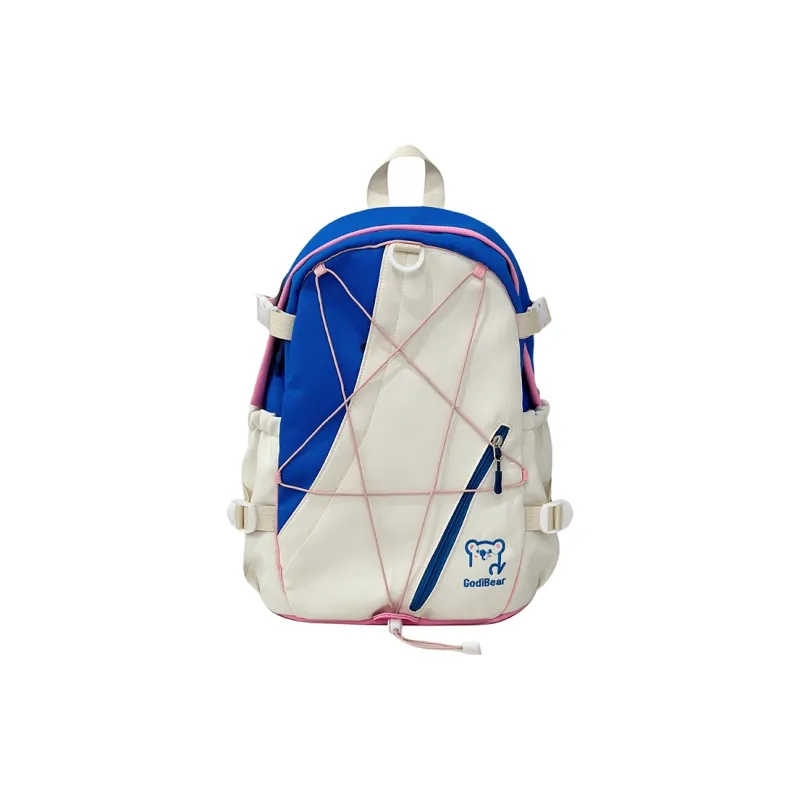 KAMLUI Nylon Backpack Unisex Red/Purple & Yellow/Blue & Yellow/Black & Yellow/Blue & White-21