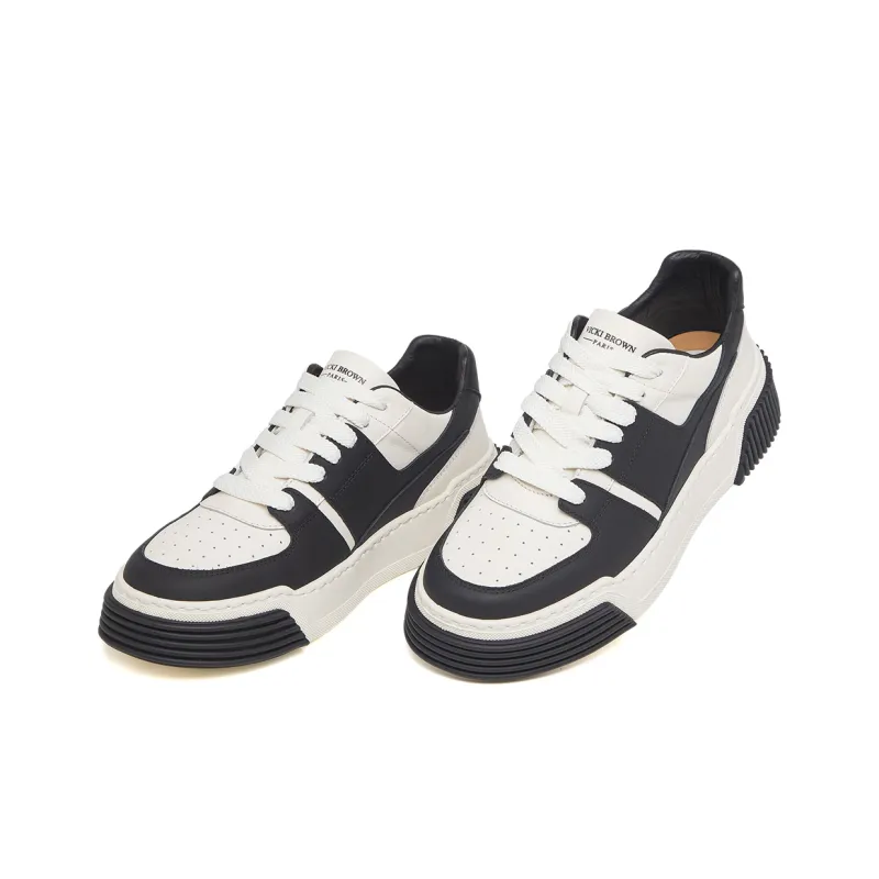 VICKI BROWN Low Top Skateboard Shoes Men's White Black-3