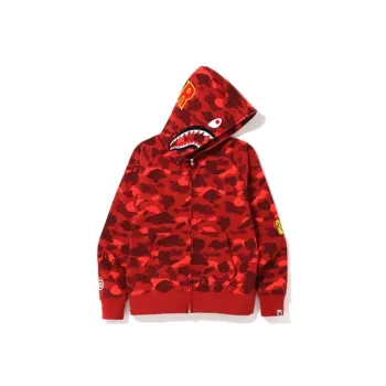 A BATHING APE Color Camo Tiger Full Zip Hoodie FW18