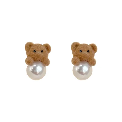WANLIACC Alloy Stud Earrings Women's-3