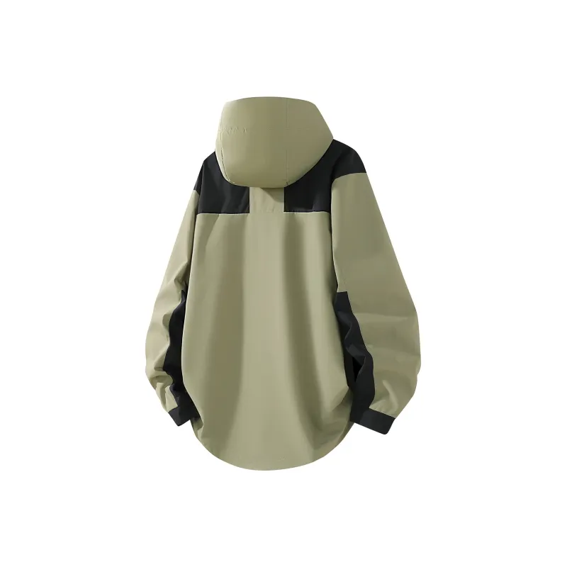 Kepu Keep Warm From The Wind Windbreaker Jacket Unisex Ivory White-6