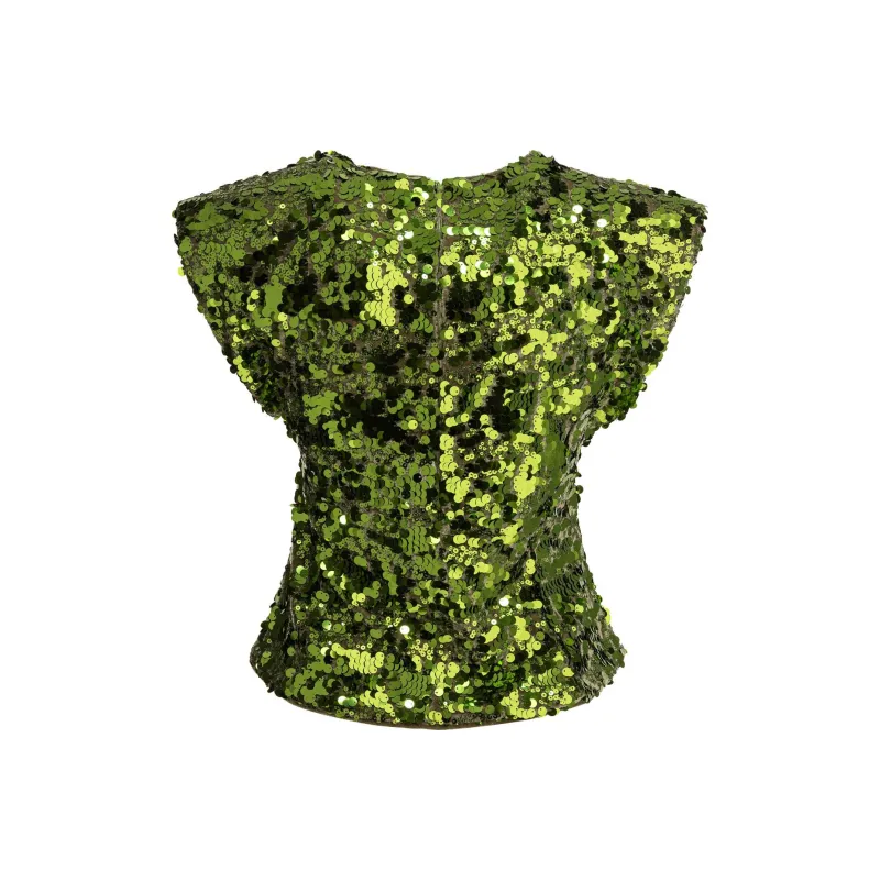 GANNI SS25 T Shirt Women's Green-1