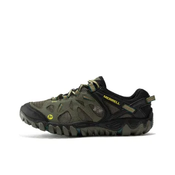 MERRELL All Out Blaze Waterproof And Breathable Quick Dry Lightweight Low Top Outdoor Shoes Men's Olive Green Black