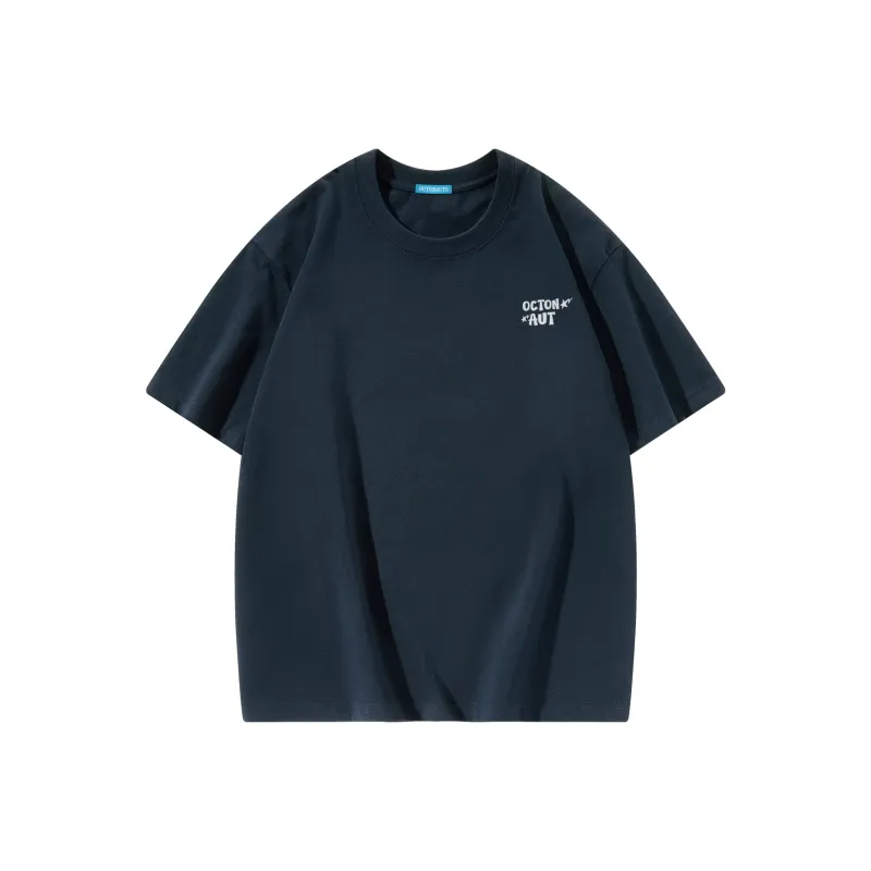 Small Columns Under The Sea T-Shirt Unisex White-3
