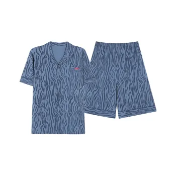 MIIOW Cool One Summer Series Pajama Set Men's Royal Blue