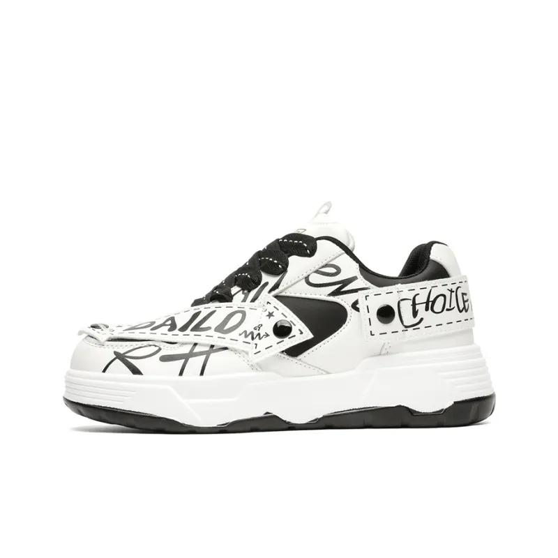 Grumpy Ram Anti Slip And Wear Resistant Height Increasing Low Top Skateboard Shoes Unisex-0