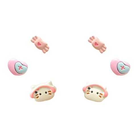WANLIACC Alloy Stud Earrings Women's-3