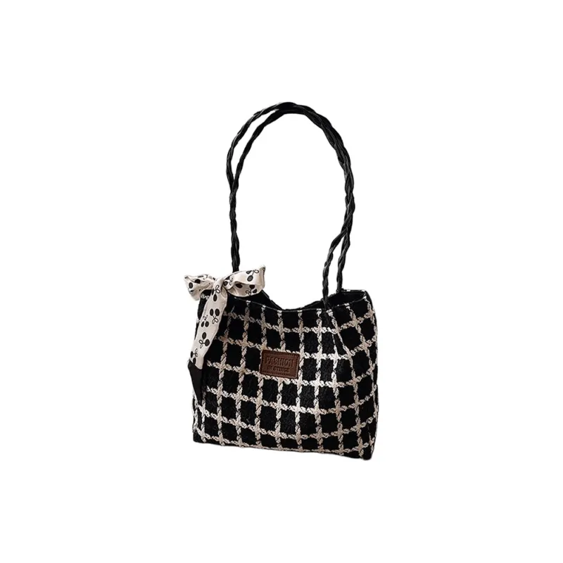 Yalu Woolen Shoulder Bag Tubas Women's Multicolor-7