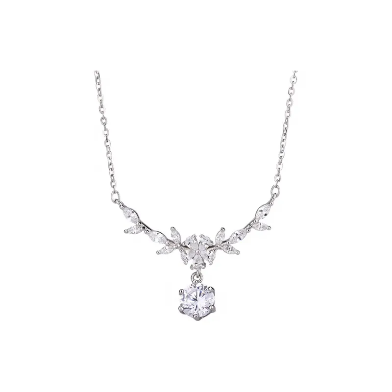 Old Fu Gold S925 Silver Necklaces Women's-0