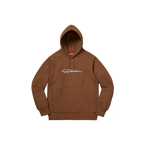 Supreme Classic Script Hooded Sweatshirt-0