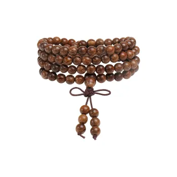 MUSHENGYUAN Golden Sandalwood Bracelets Unisex