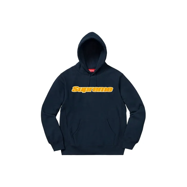 Supreme Chenille Hooded Sweatshirt-0