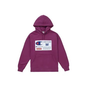 Supreme Champion Label Hooded Sweatshirt