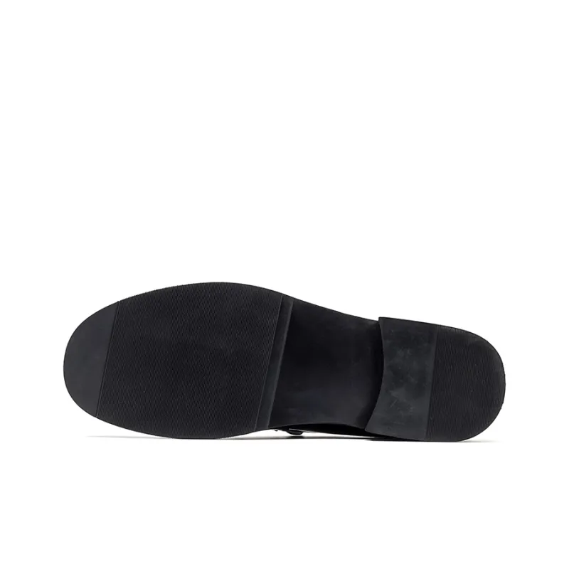 LUOMAIKE Loafers Men Black-5