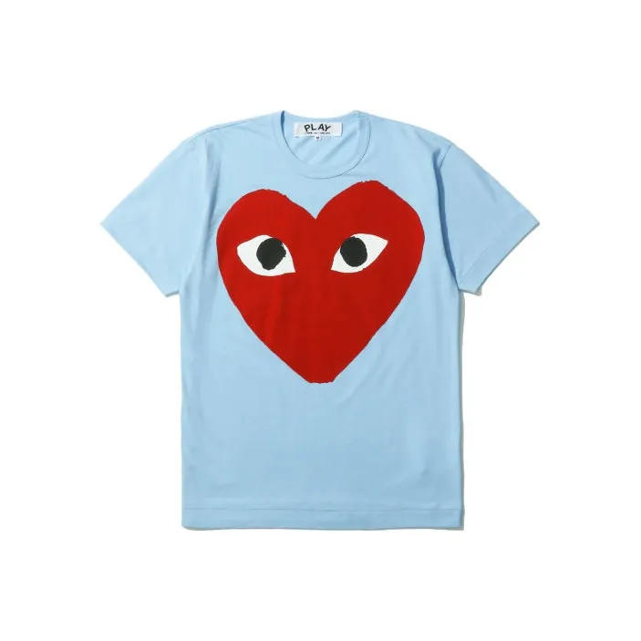 Comme Des Garcons Play Pastelle Red Heart T shirt-0