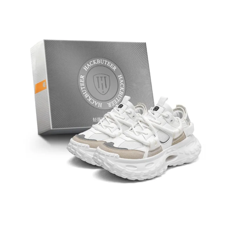HACKBUTEER Low Top Chunky Sneakers Men's Box Included-4