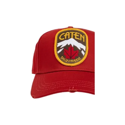 DSQUARED 2 Caten Patch Distressed Baseball Cap-1