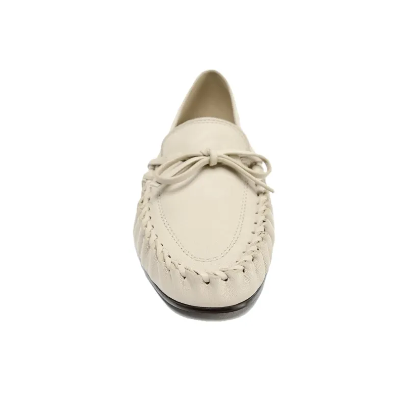 ZARA Loafers Women's Light Beige Yellow-1