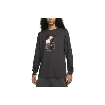 Nike T Shirts Men Dark Charcoal