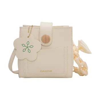 DCLOUD PU Crossbody Bag Women's Ecru/Yellow/Green/Black/Red/Orange