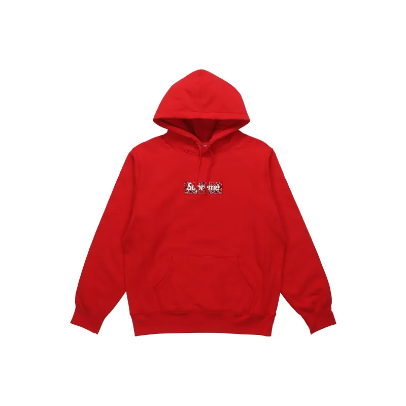 Supreme Bandana Box Logo Hooded Sweatshirt-0