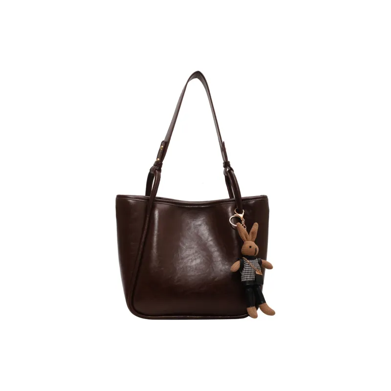 H YXIANG PU Shoulder Bag Regular Women's Black/Coffee/Brown-2