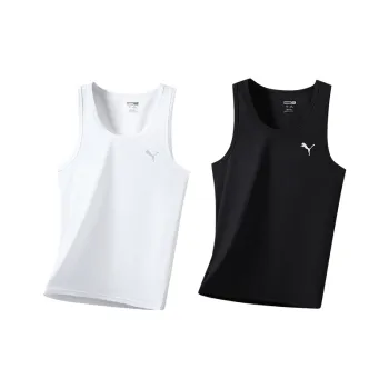 PUMA Tank Top Men's 2 Pack, Black And White Combination