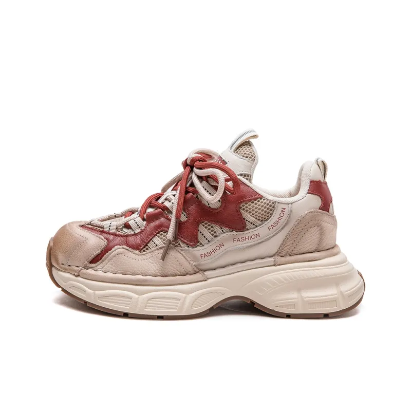 Jay Height Increasing Low Top Chunky Sneakers Women's-4