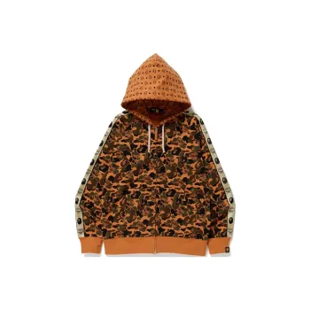 A BATHING APE Sweatshirt Unisex Yellow Camouflage