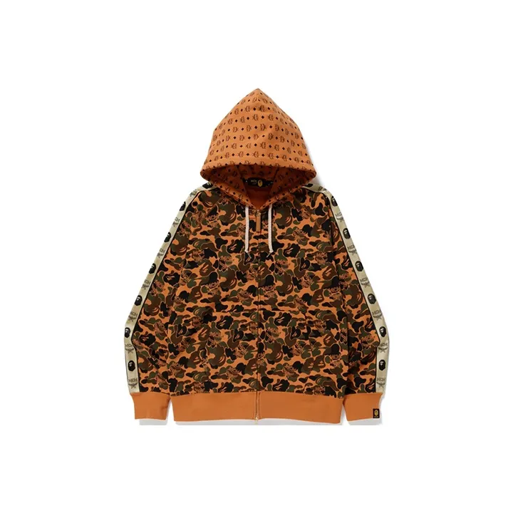 A BATHING APE Sweatshirt Unisex Yellow Camouflage-0