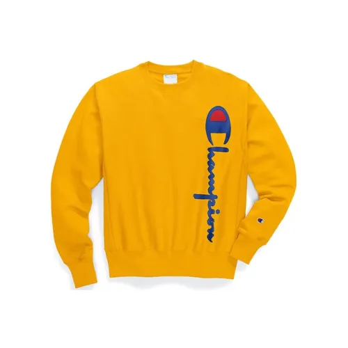 Champion Sweatshirt US Version Unisex Yellow