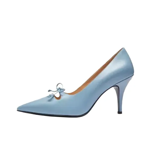 COACH Slim Heel High Heels 8.2cm Women's Blue