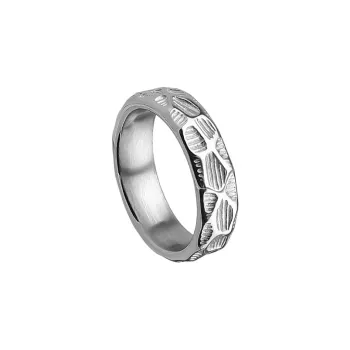 FOREVER MELODY Titanium Steel Rings Men's
